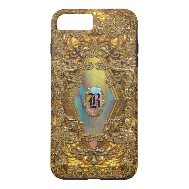 Dempsey Elegant Monogram Case-Mate iPhone Hülle (Rückseite)