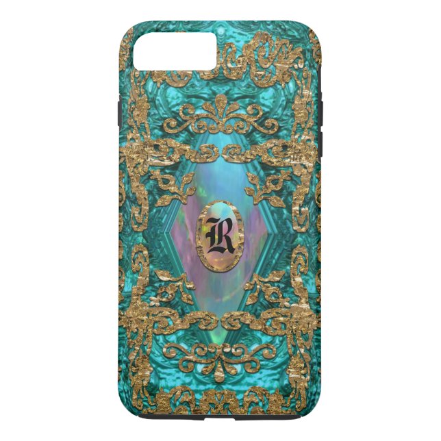 Dempsey Micha Elegantes Monogramm Case-Mate iPhone Hülle (Rückseite)