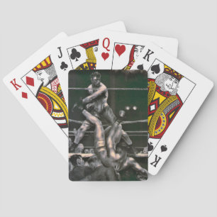 Dempsey und Firpo 1923 Spielkarten