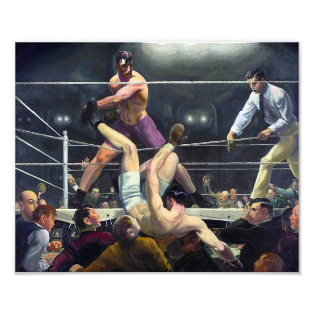 Dempsey und Firpo | George Bellows | Fotodruck (Vorne)