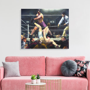 Dempsey und Firpo George Bellows Leinwanddruck