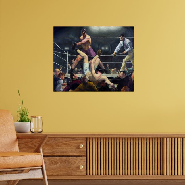 Dempsey und Firpo | George Bellows | Poster (Wohnzimmer 2)