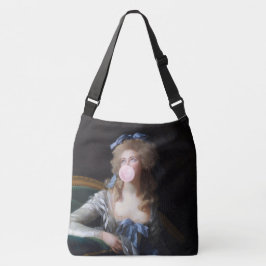 Demure with Pink Bubble Gum Tragetaschen Mit Langen Trägern