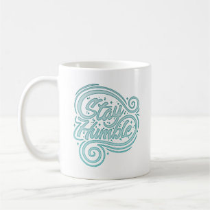 Demut bleibe kaffeetasse