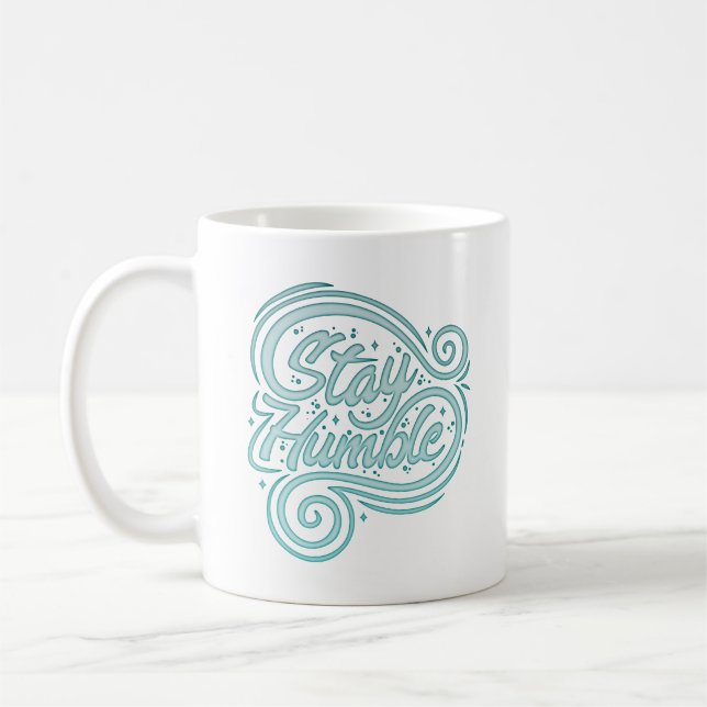 Demut bleibe kaffeetasse (Links)