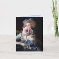 Demut mit rosa Peony Happy Birthday