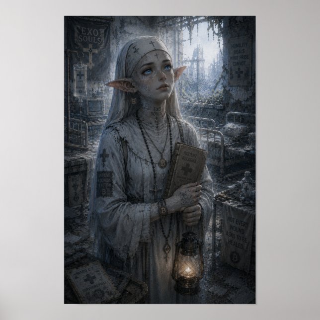 Demut / Nonne / Krankenhaus Poster (Vorne)