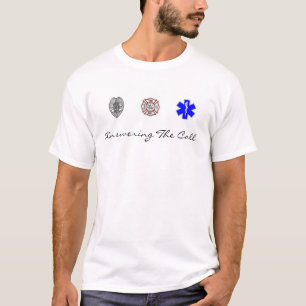Den Anruf (nur Front) beantworten T-Shirt