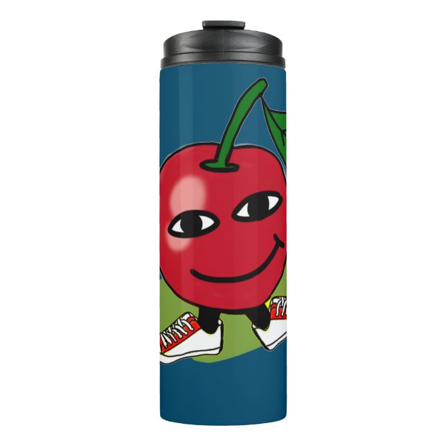 den Apfel Thermosbecher (Vorderseite)