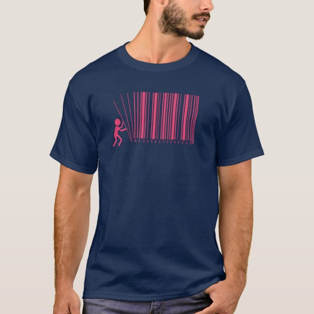 Den Barcode durchbrechen T-Shirt (Vorderseite)
