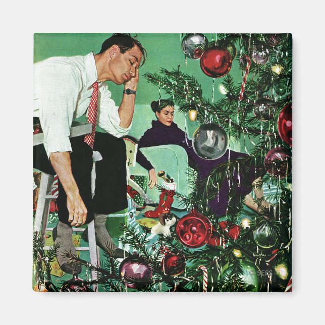 Den Baum beschneiden Magnet (Vorne)