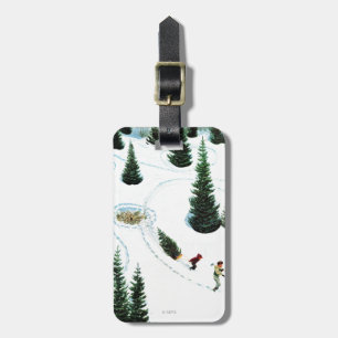 Den Baum fällen Gepäckanhänger