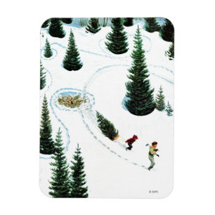 Den Baum fällen Magnet