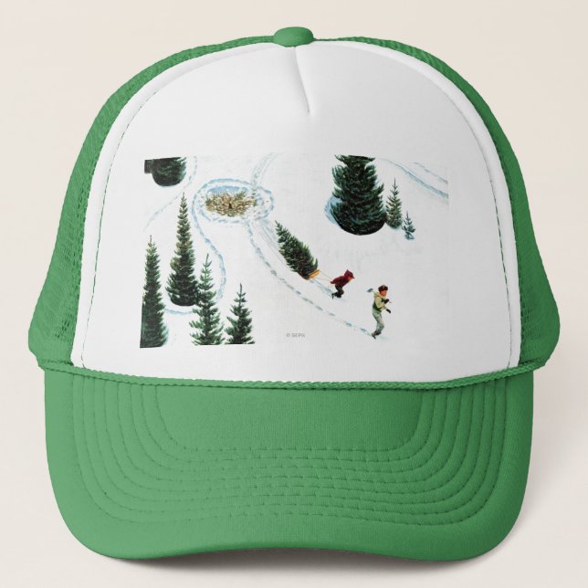 Den Baum fällen Truckerkappe (Vorderseite)
