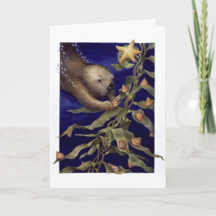 Den Baum schneiden Feiertagskarte