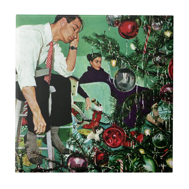 Den Baum schneiden Fliese (Vorderseite)