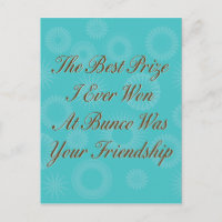 den besten Preis, den ich je in Bunco gewonnen hab