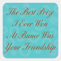 den besten Preis, den ich je in Bunco gewonnen hab
