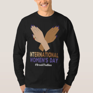 Den Bias brechen Internationaler Frauentag IWD 202 T-Shirt
