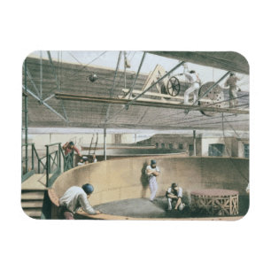 Den Fernschreiber umwickelnd, verkabeln Sie in den Magnet