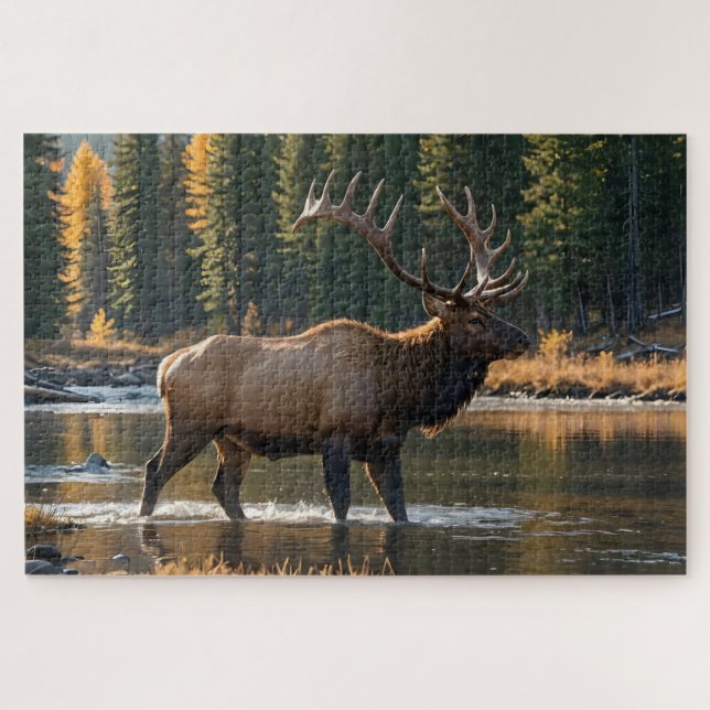 Den Fluss durchqueren Puzzle (Horizontal)