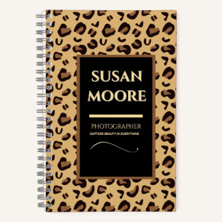 Den Fokus eines Fotografen gestalten Notizbuch