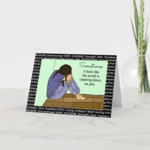 Den Geist eines Menschen aufheben, Depression, Tra Karte