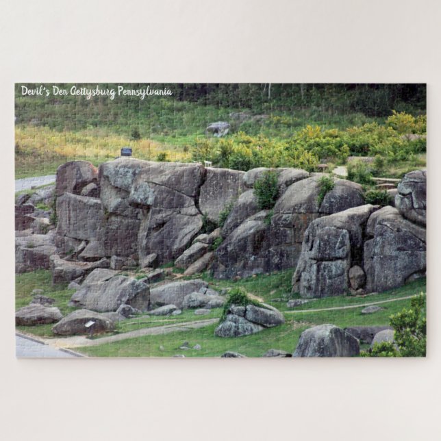 Den Gettysburg Pennsylvania Puzzle (Horizontal)