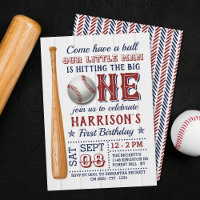 Den Großen Baseball zum ersten Geburtstag treffen