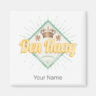 Den Haag City Netherlands Retro Holland Vintag Magnet