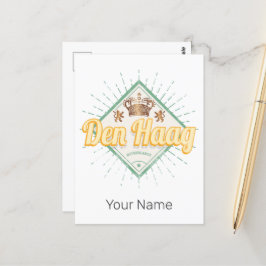 Den Haag City Netherlands Retro Holland Vintag Postkarte