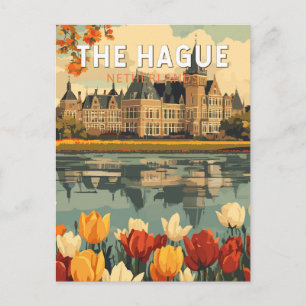 Den Haag Niederlande Reise Kunst Vintage Postkarte