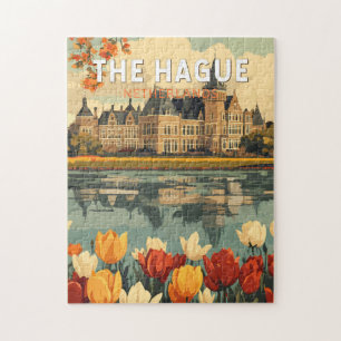 Den Haag Niederlande Reise Kunst Vintage Puzzle