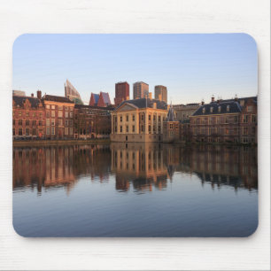 Den Haag Skyline in den Niederlanden Mousepad