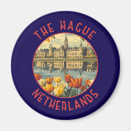 Den Haager Niederlande rückwärts gestörter Kreis Magnet