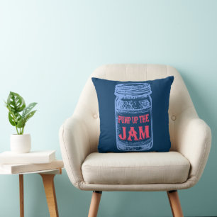 Den Jam Jar hochpumpen Kissen