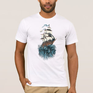Den Kampf umarmen   Sailor Kämpfe Schiff Männer T-Shirt