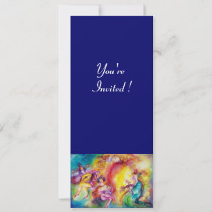 DEN KARNEVAL VERBRENNEN, Mardi Gras Maskenball Einladung