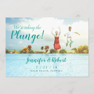 Den Kopfsprungs-Sommer-Spaß Save the Date nehmen