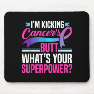 Den Krebsarsch tritt Superwer Schilddrüsenkrebs Mousepad