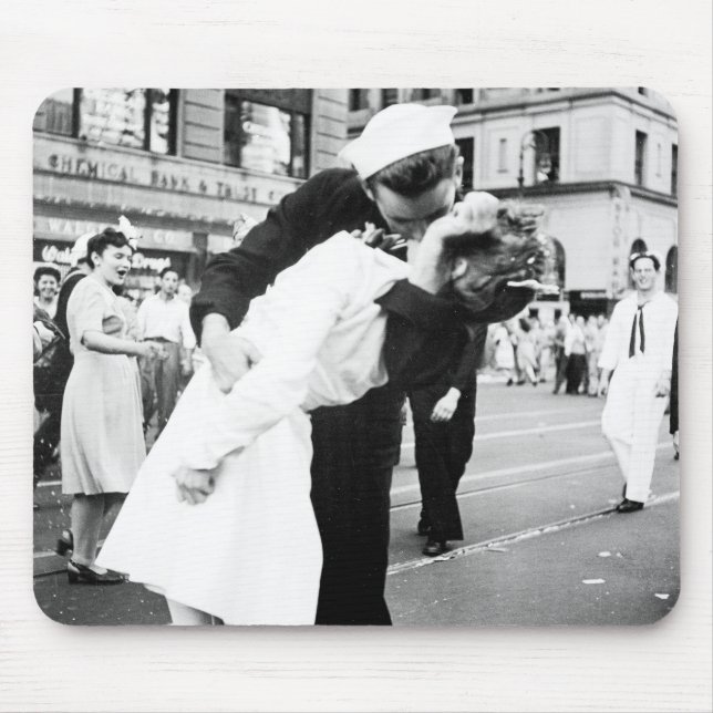 Den Krieg küssen Auf Wiedersehen Mousepad (Vorne)