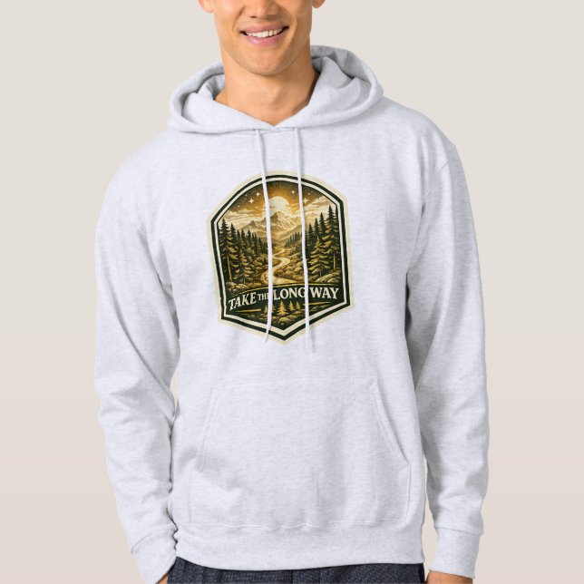 DEN LANGEN WEG NEHMEN HOODIE (Vorderseite)