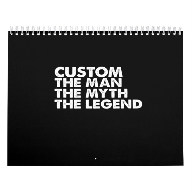 den Mann den Mythos der Legende Kalender (Titelbild)