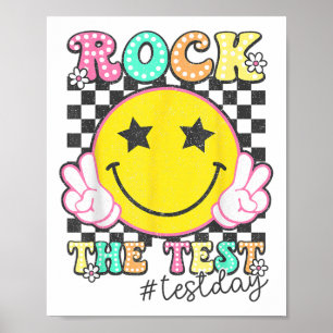 Den Retro-Testtag abschließen, um den Motivierend Poster