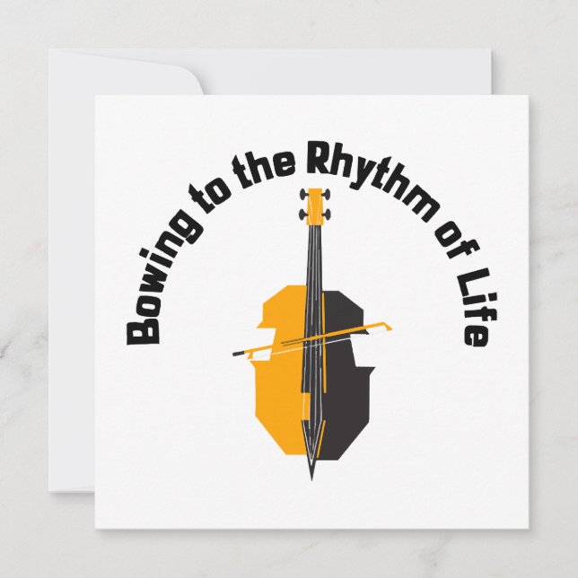 Den Rhythmus des Lebens verbeugen (Vorderseite)