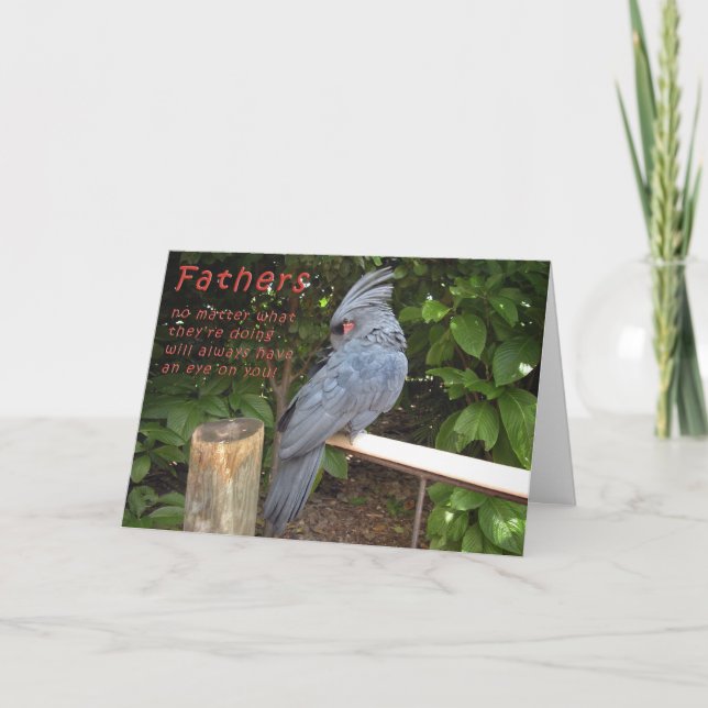 Den Rücken beobachten Karte (Vorderseite)