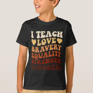 Den Schwarzen Geschichtsmonat feiern I Ich unterri T-Shirt