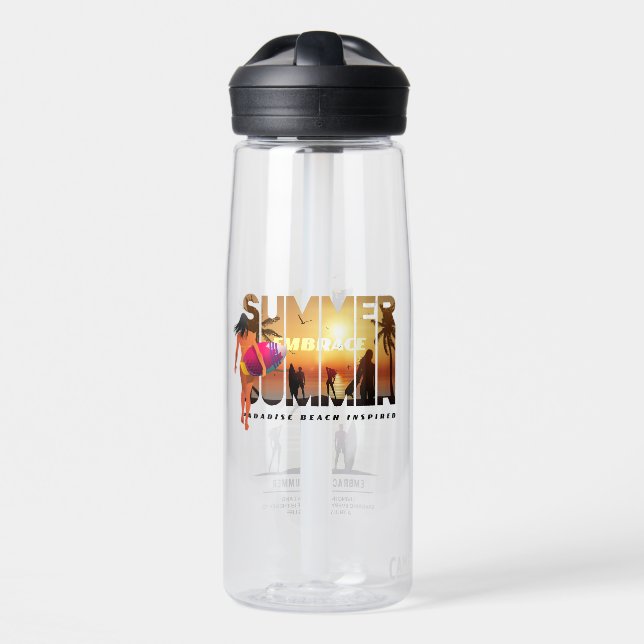 Den Sommer verkraften | 25oz Trinkflasche (Vorne)