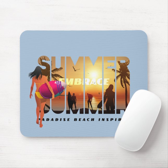 Den Sommer verkraften | Mousepad (Mit Mouse)