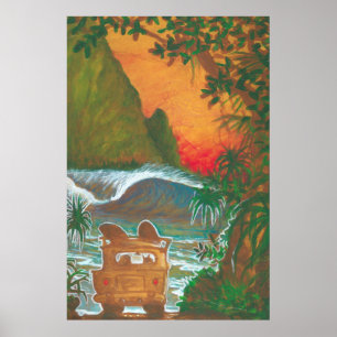 Den Sonnenuntergang-Mann aufpassen, Van zu Poster
